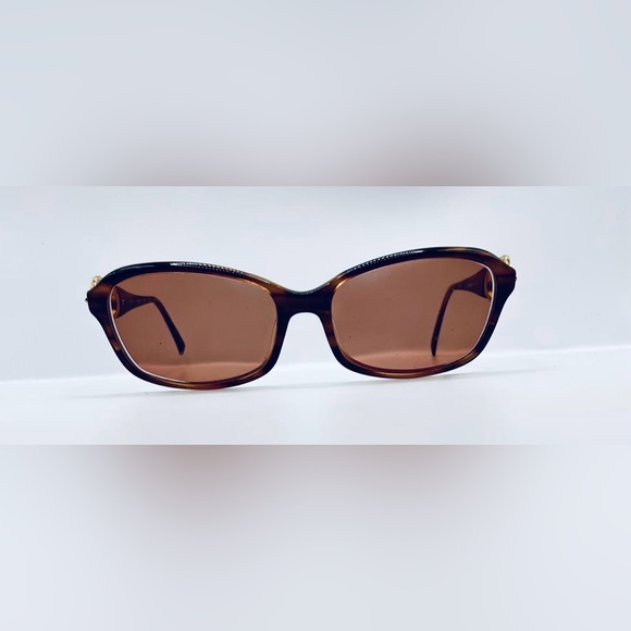 Cole Haan CH611 Brown Oval Sunglasses Frames Only - Picture 3 of 8